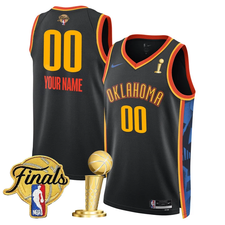 OKC 2024-25 Champions Custom Jersey - All Stitched-DTD