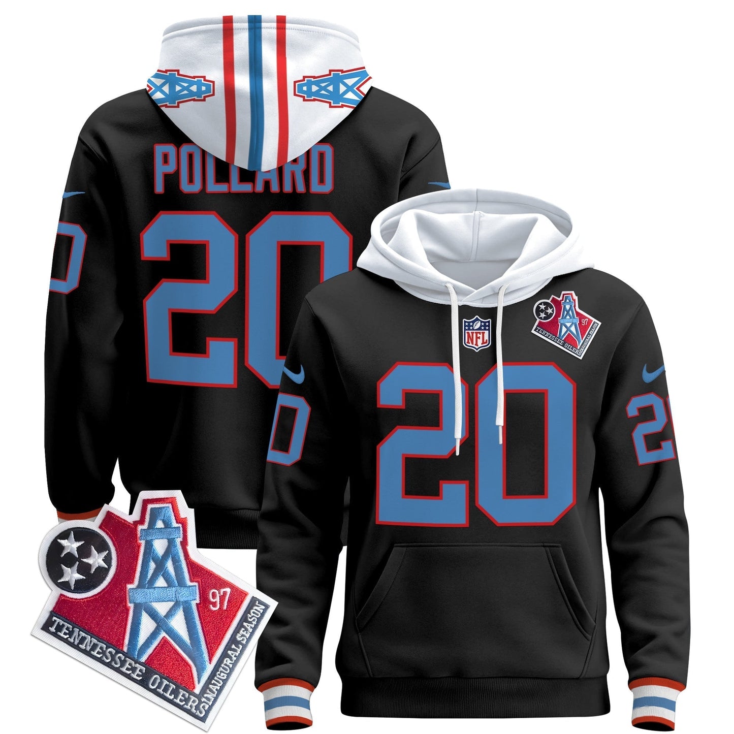 TEN 2024 Pullover Hoodie - All Stitched-DTD