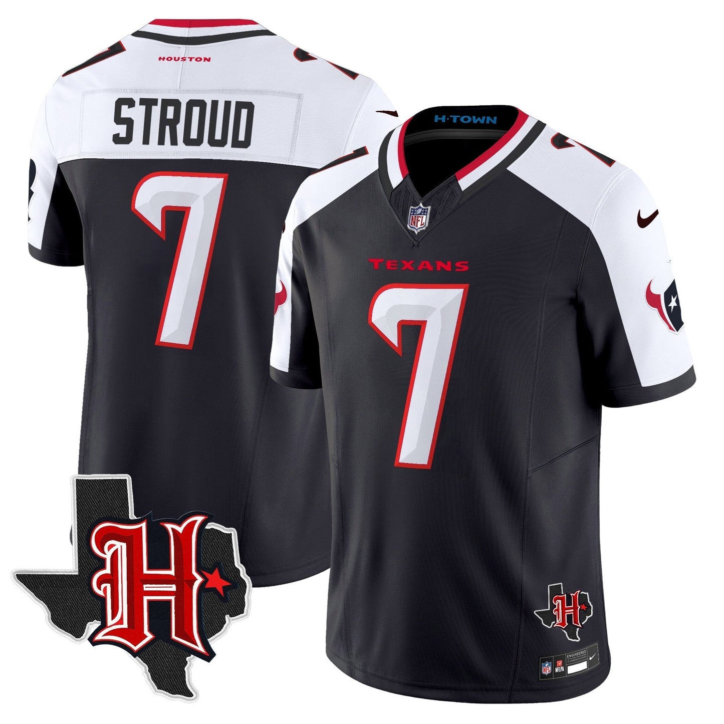 HOU 2024 Texas Patch Vapor Limited Jersey V5 - All Stitched-DTD
