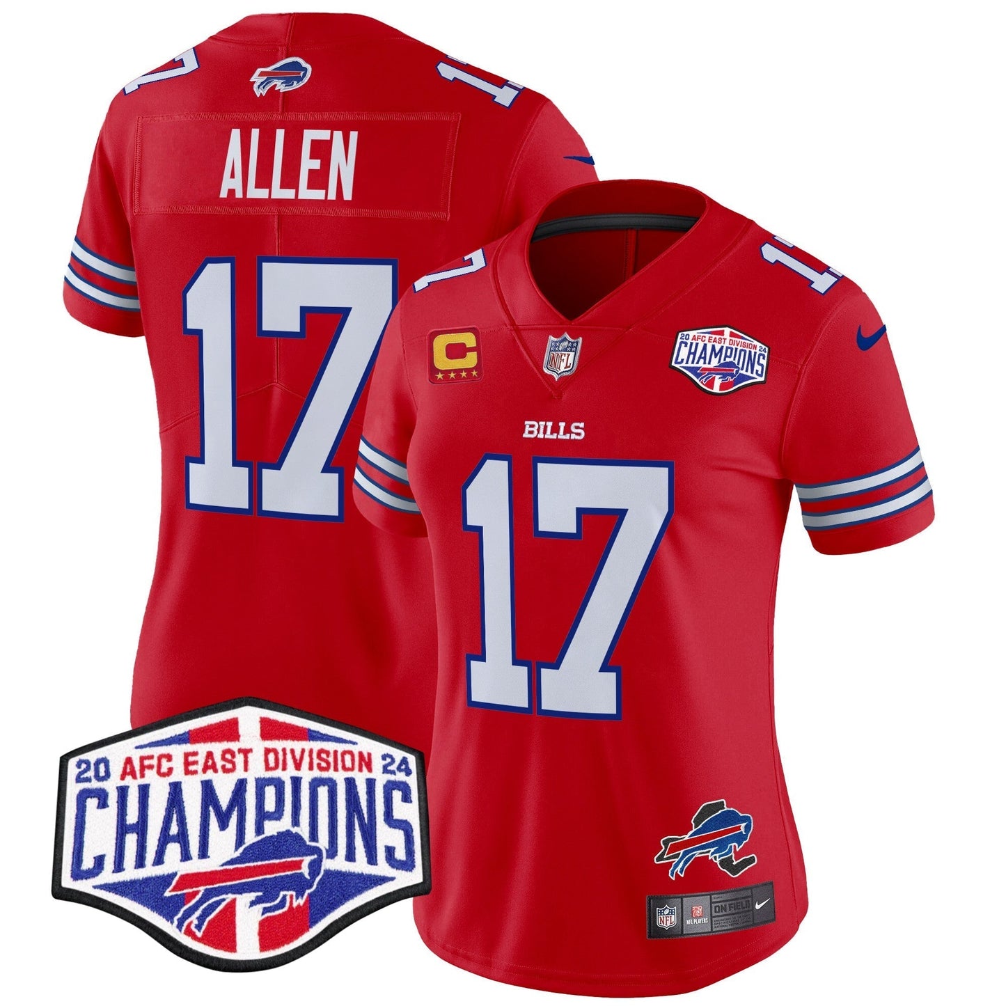 Women's Bills 2024 AFC East Division Champions Vapor Limited Jersey - All Stitched-DTD
