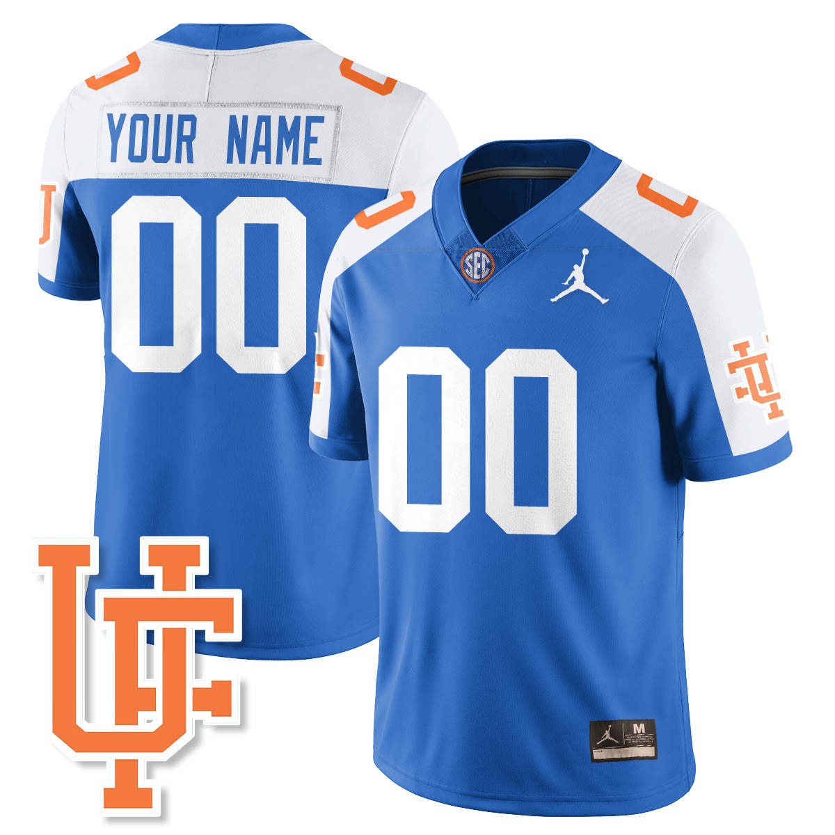 Custom UF Bring Back 1960s Throwback Jersey - All Stitched-DTD