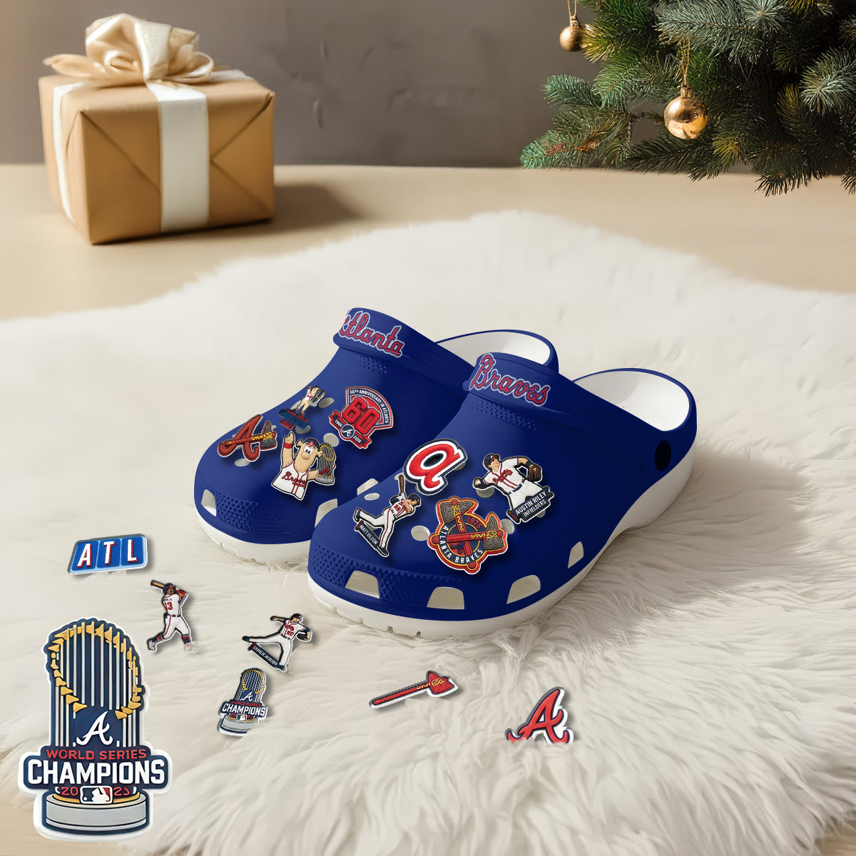 ATL 2026 Navy clogs - Charms Gift Set-DTD