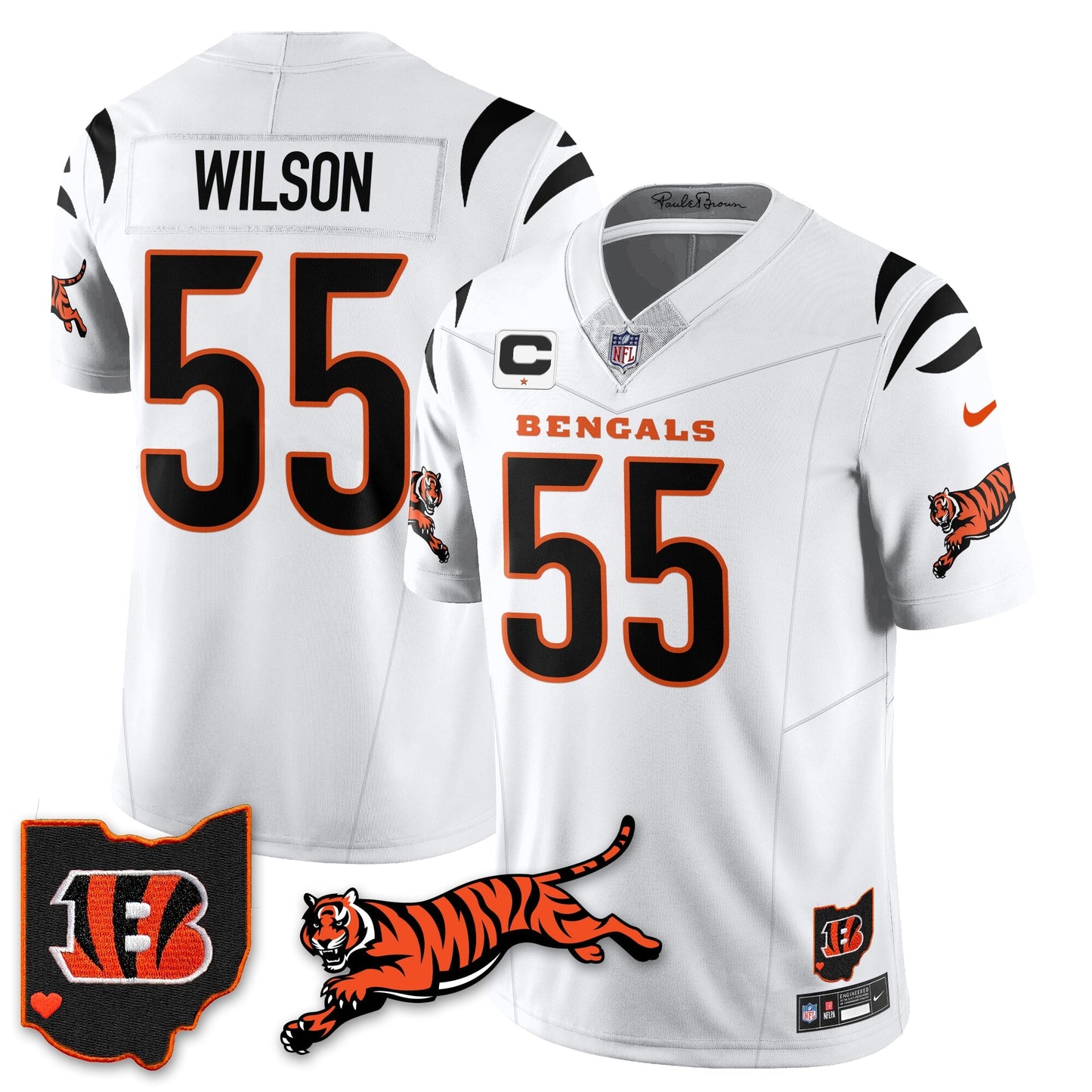 CIN Vapor F.U.S.E. Limited Jersey N1 - All Stitched-DTD