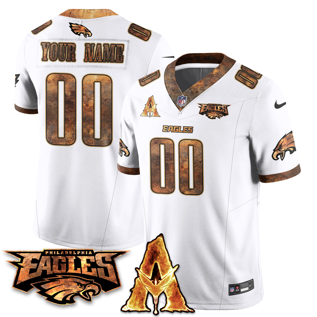 PHI x Avatar 3 Fire and Ash Jersey V2 - Stitched-DTD