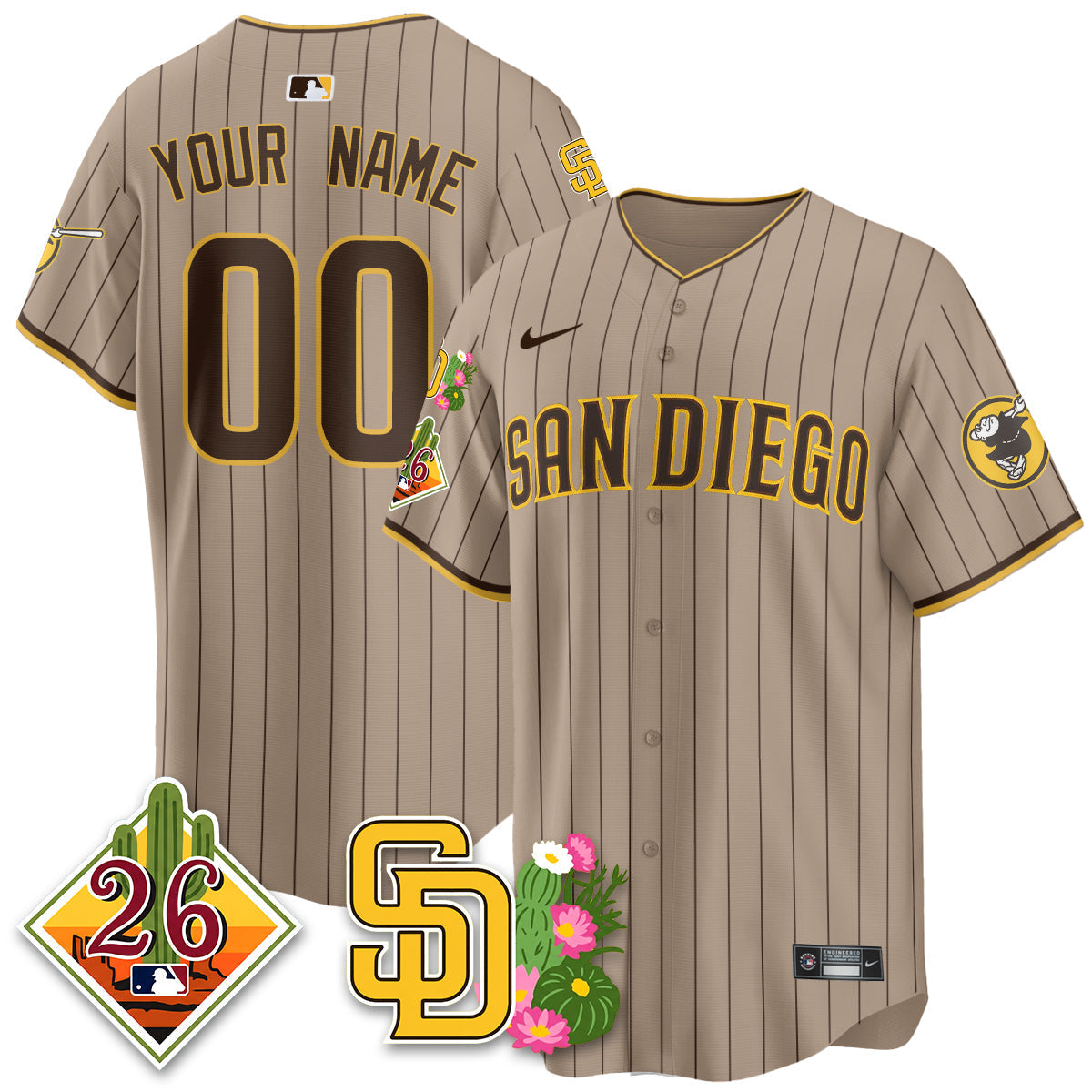 SD 2026 Spring Training Vapor Limited Custom Jersey - All Stitched-DTD