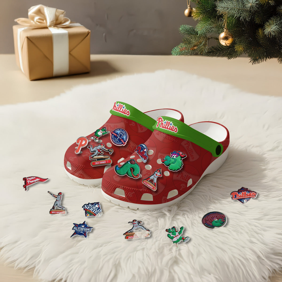 PHI 2026 Red clogs - Charms Gift Set-DTD