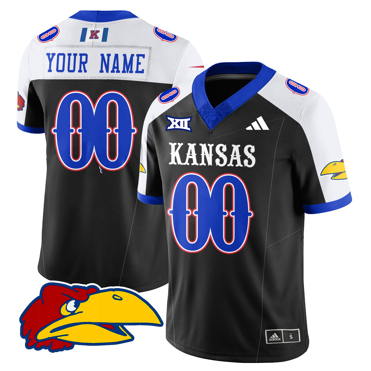 Custom KU Football 2025 Limited Jersey - All Stitched-DTD