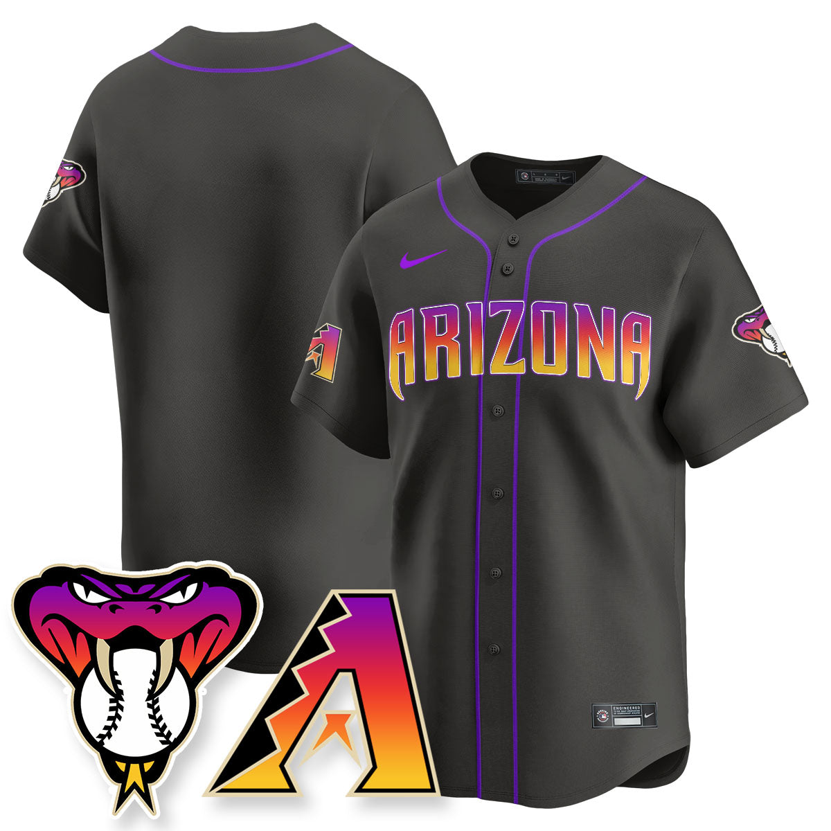 ARI 2025 City Connect Concept Jersey - All Stitched-DTD
