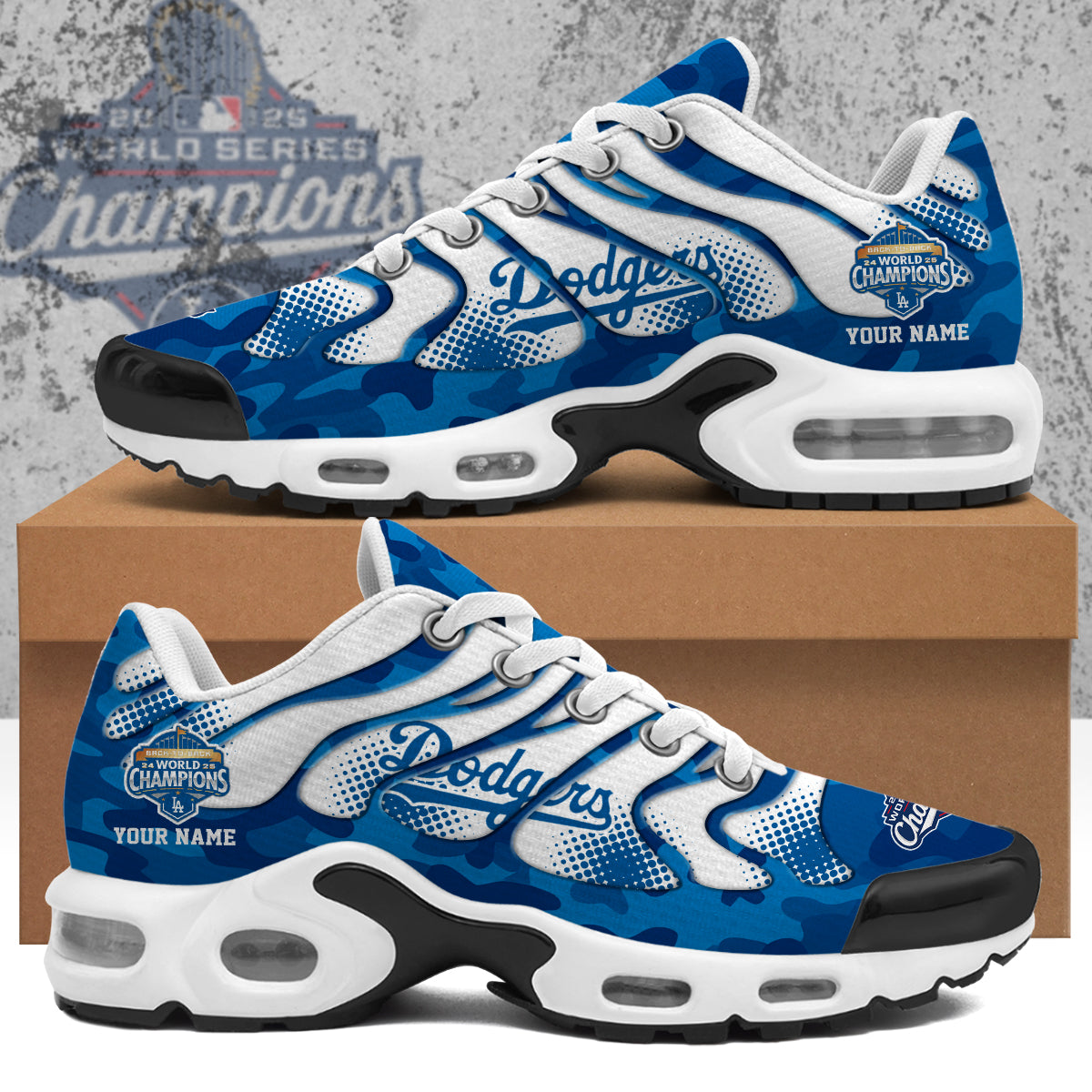 LAD World Series Champions Air Max Shoes-DTD