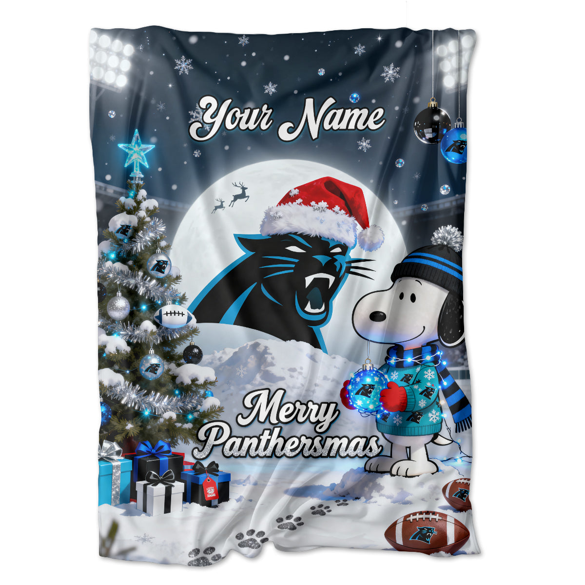 CAR x SNP | Premium Christmas Fleece Blanket & Throw Pillow-DTD