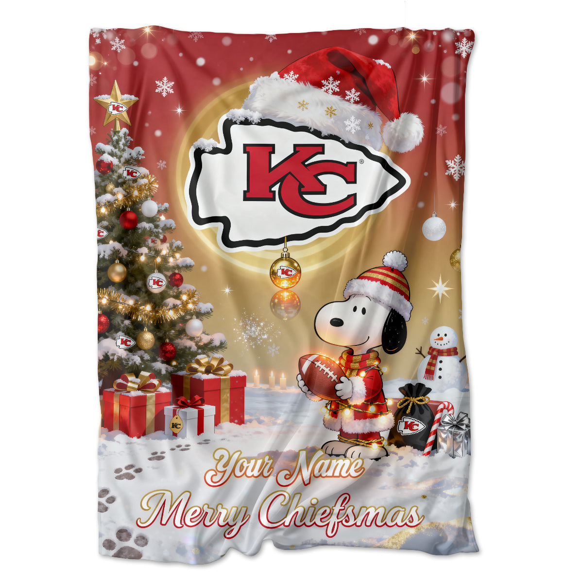 KCC x SNP | Premium Christmas Fleece Blanket & Throw Pillow-DTD