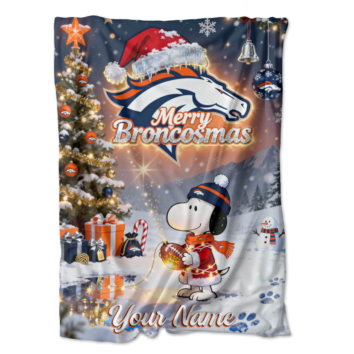 DEN x SNP | Premium Christmas Fleece Blanket & Throw Pillow-DTD
