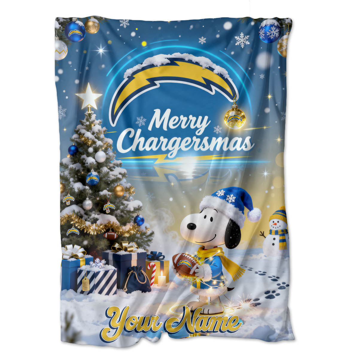 LVG x SNP | Premium Christmas Fleece Blanket & Throw Pillow-DTD
