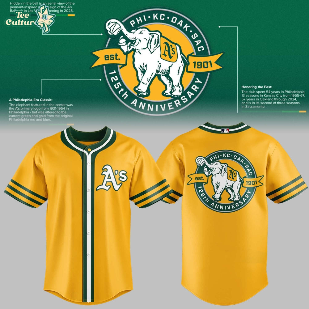 OAK 125th Anniversary Jersey - Printed-DTD