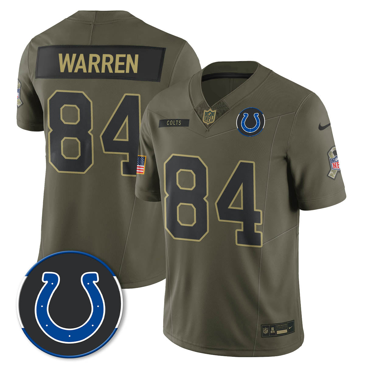 IND 2025 Salute to Service Limited Jersey - All Stitched-DTD