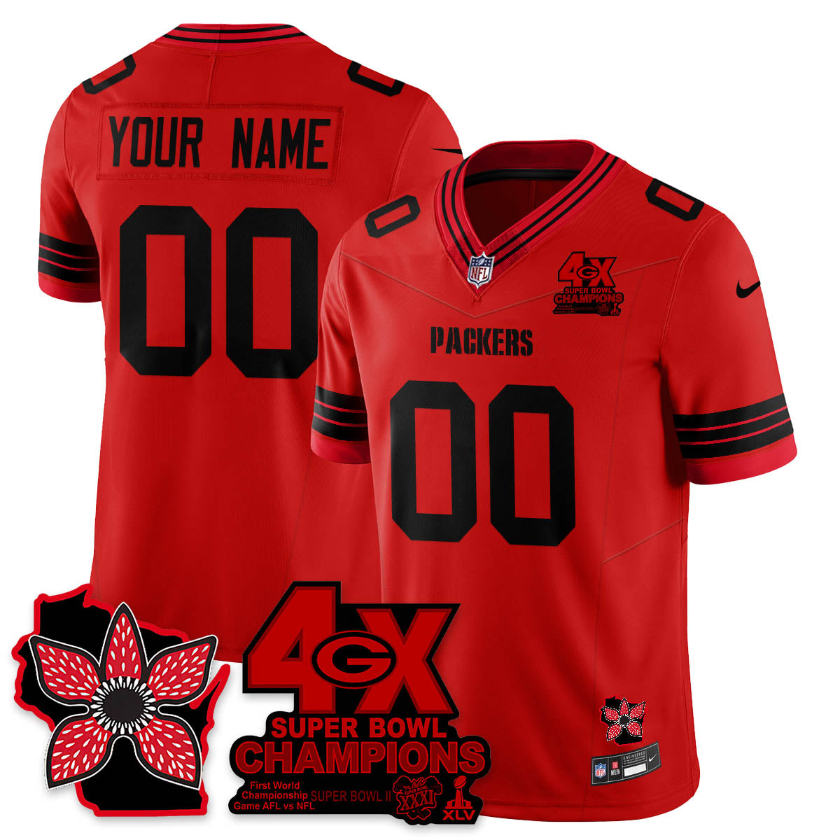 GB 'Stranger Things Edition' Vapor Limited Jersey - All Stitched-DTD