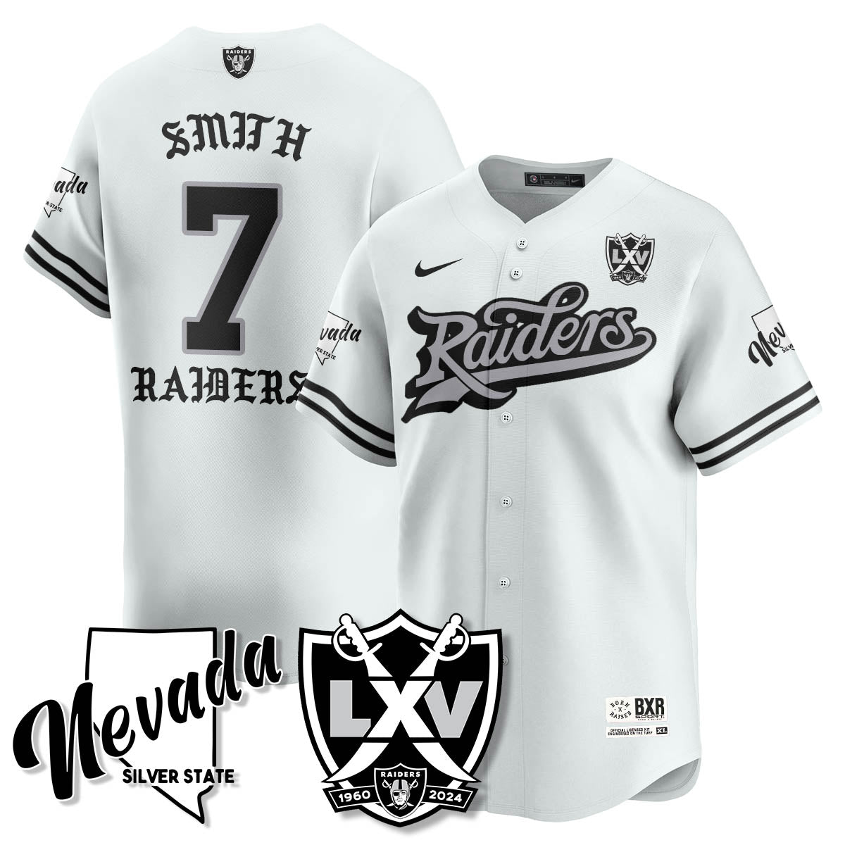 LVR Born x Raised Baseball Jersey - All Stitched-DTD