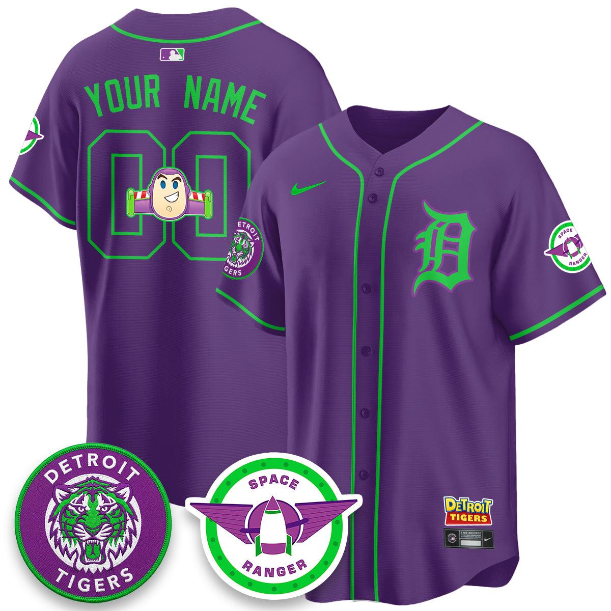 DET 2026 Space Ranger Edition Vapor Limited Custom Jersey - Stitched-DTD
