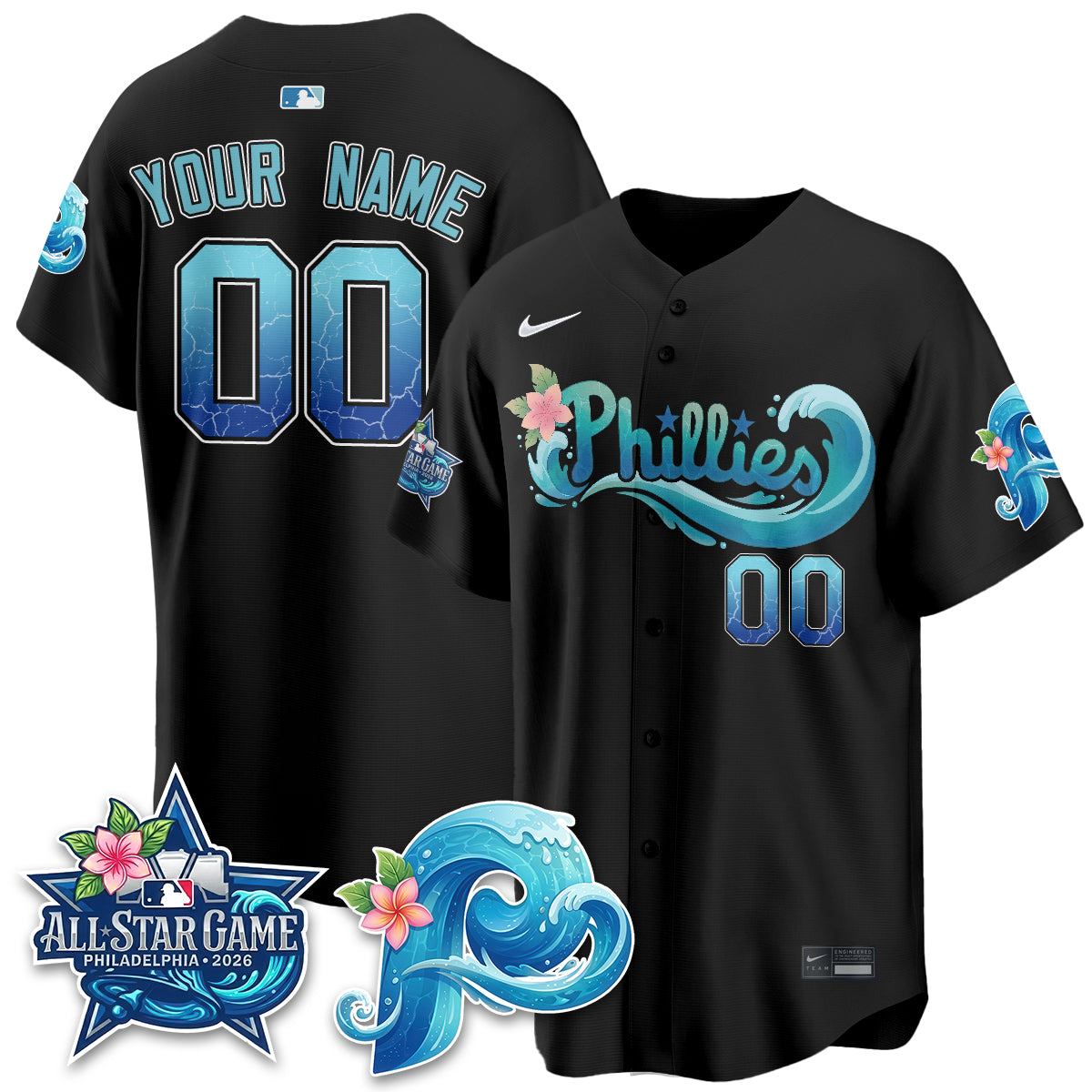 PHI Aloha Spirit Vapor Limited Custom Jersey - Stitched-DTD