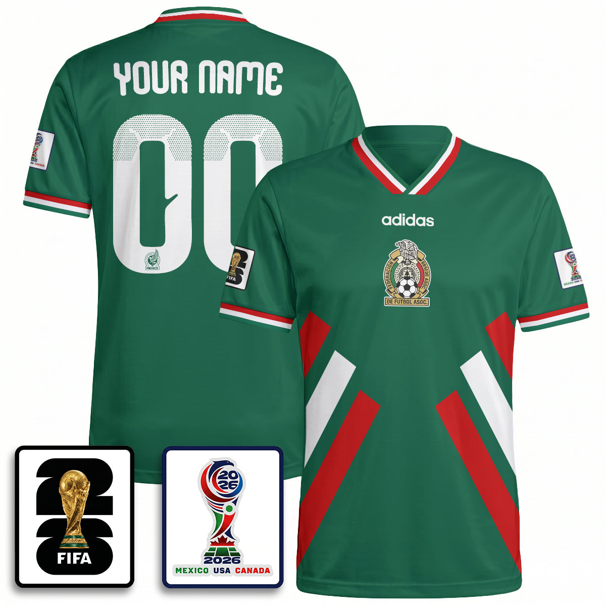 Mexico WC 2026 Fan Gear Version Custom Jersey - Printed-DTD