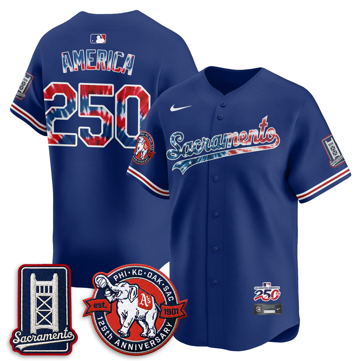 OAK Americana 2026 Vapor Limited Jersey - Stitched-DTD