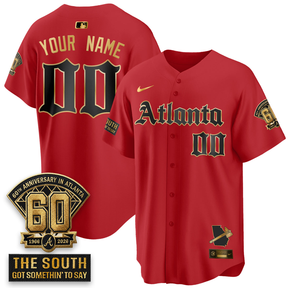 ATL 2026 Gothic Edition Vapor Limited Custom Jersey - All Stitched V2-DTD