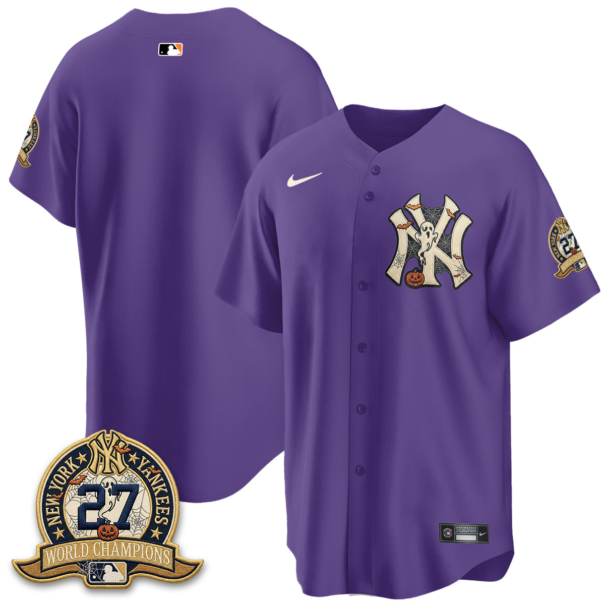 NYY Halloween 2026 Vapor Limited Jersey - Stitched-DTD