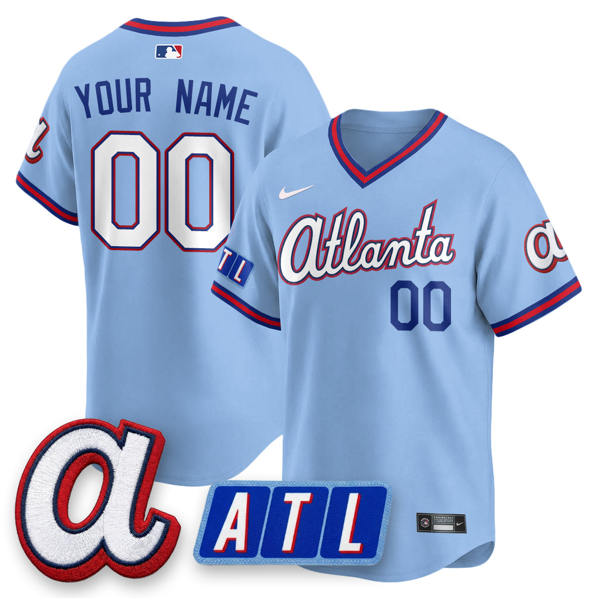 ATL 2026 New Era City Connect Vapor Custom Limited Jersey - All Stitched-DTD
