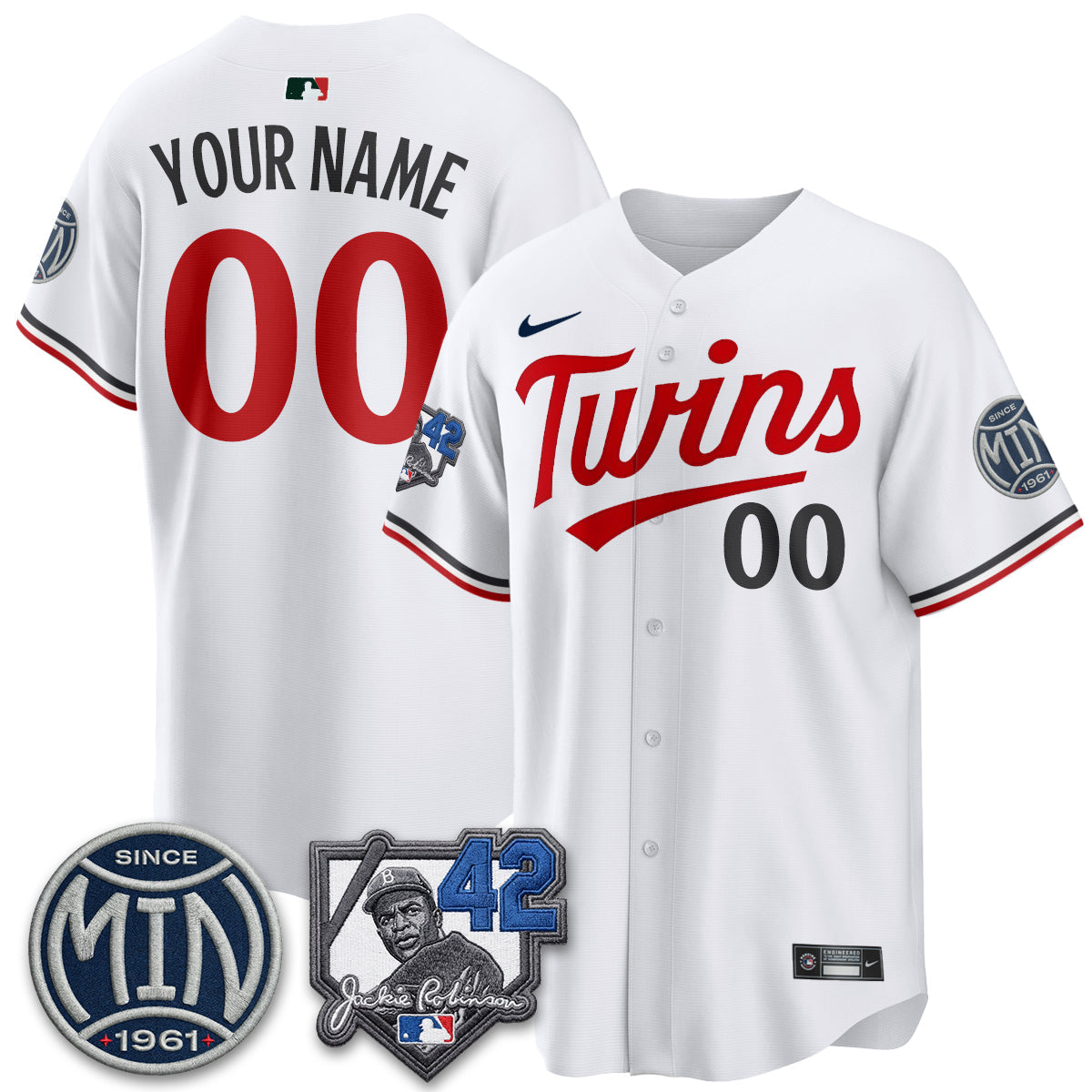 MIN 2026 Jackie Robinson Day Vapor Limited Custom Jersey - All Stitched-DTD