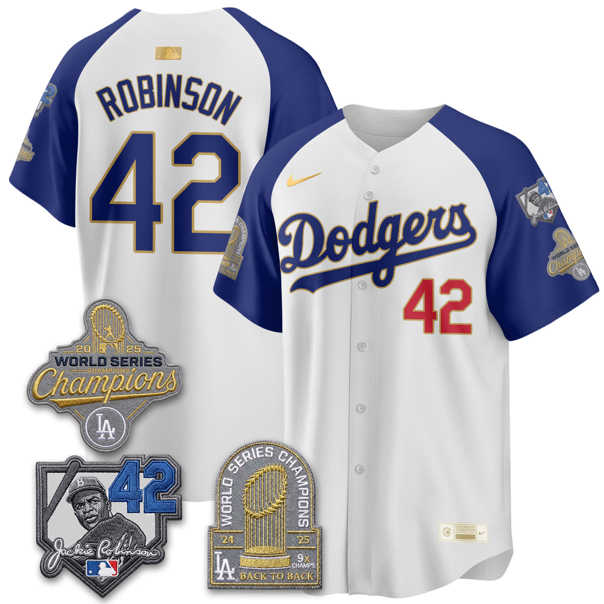 LAD 2026 Jackie Robinson New Era Vapor Limited Jersey - All Stitched-DTD