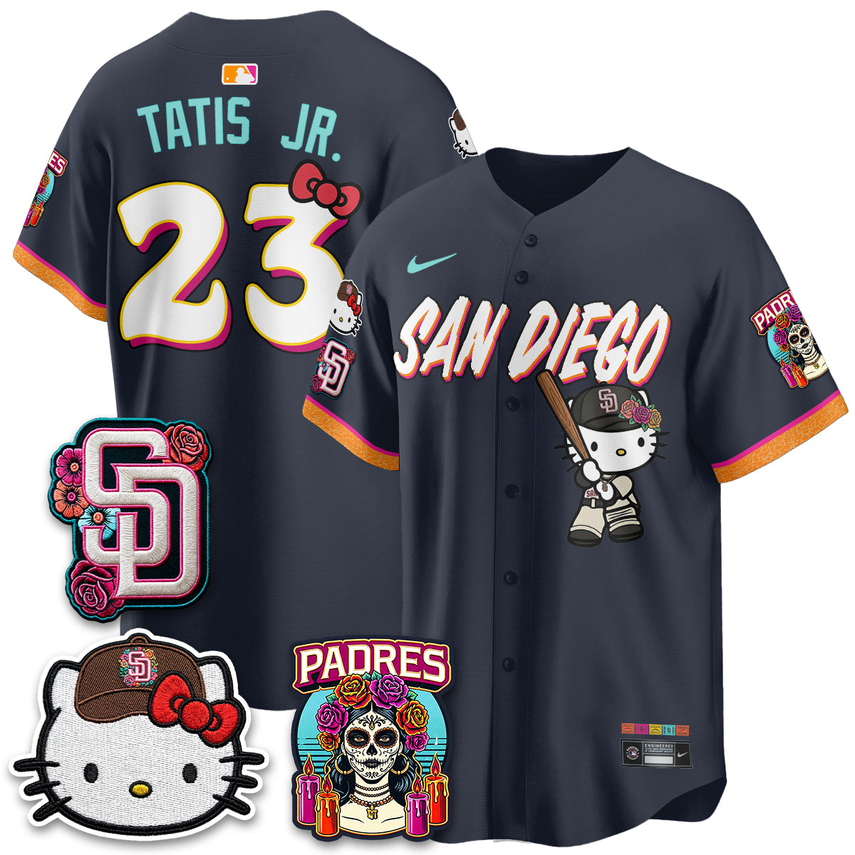 SD 2026 City Connect x Meow KT Vapor Limited Jersey - All Stitched-DTD