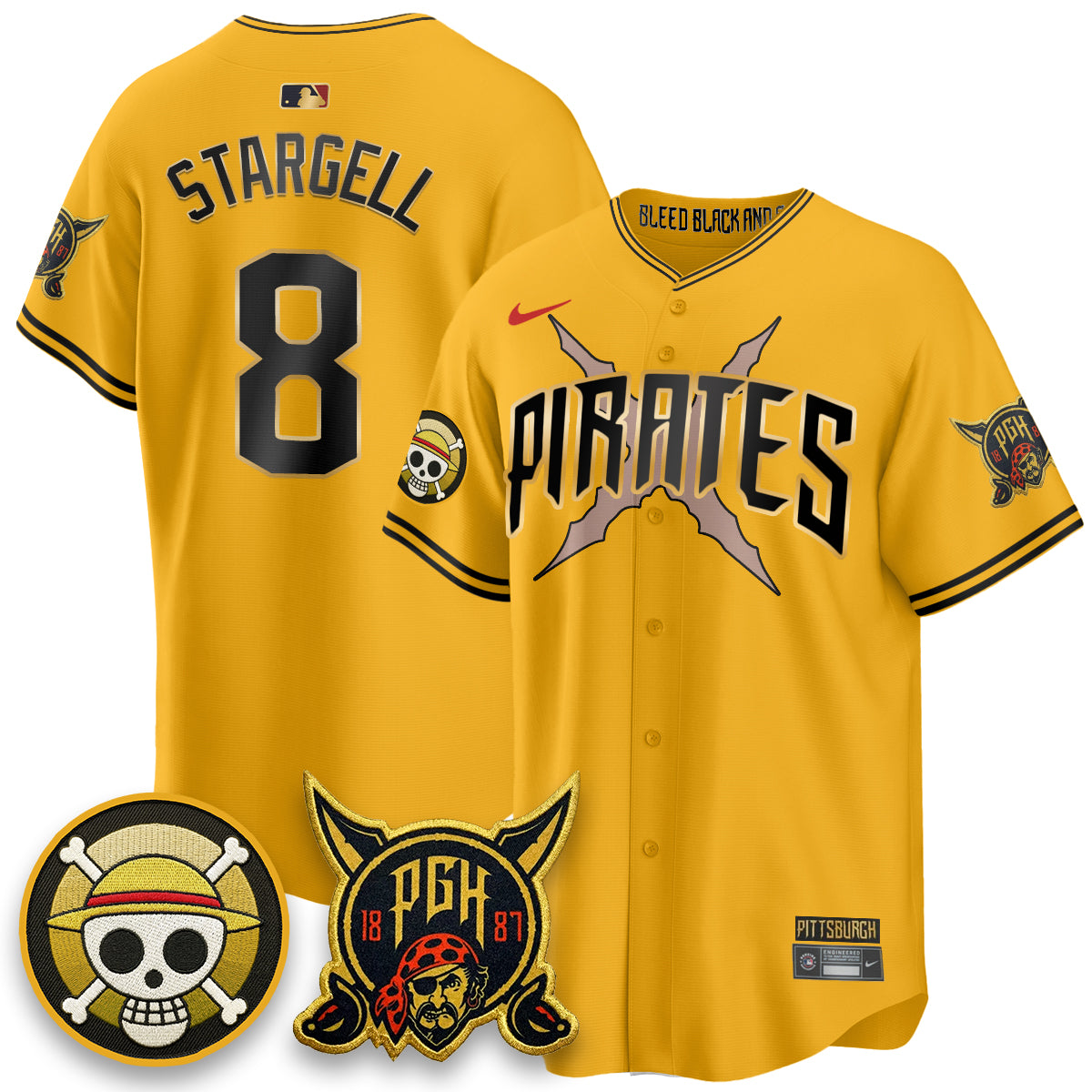 PIT 2026 City Connect x One Piece Vapor Limited Jersey - All Stitched-DTD