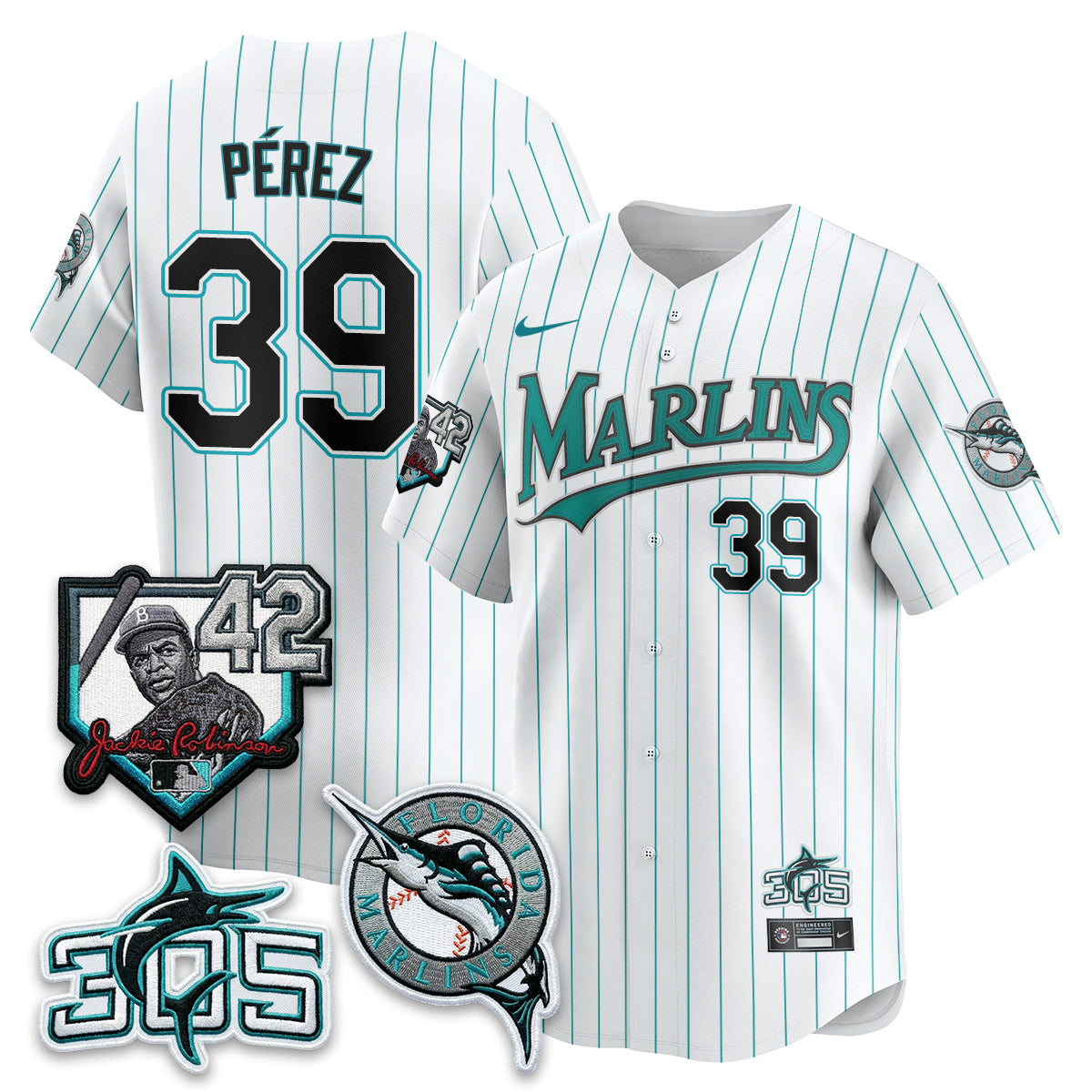 MIA 2026 Throwback Jackie Robinson New Era Vapor Limited Jersey - All Stitched-DTD