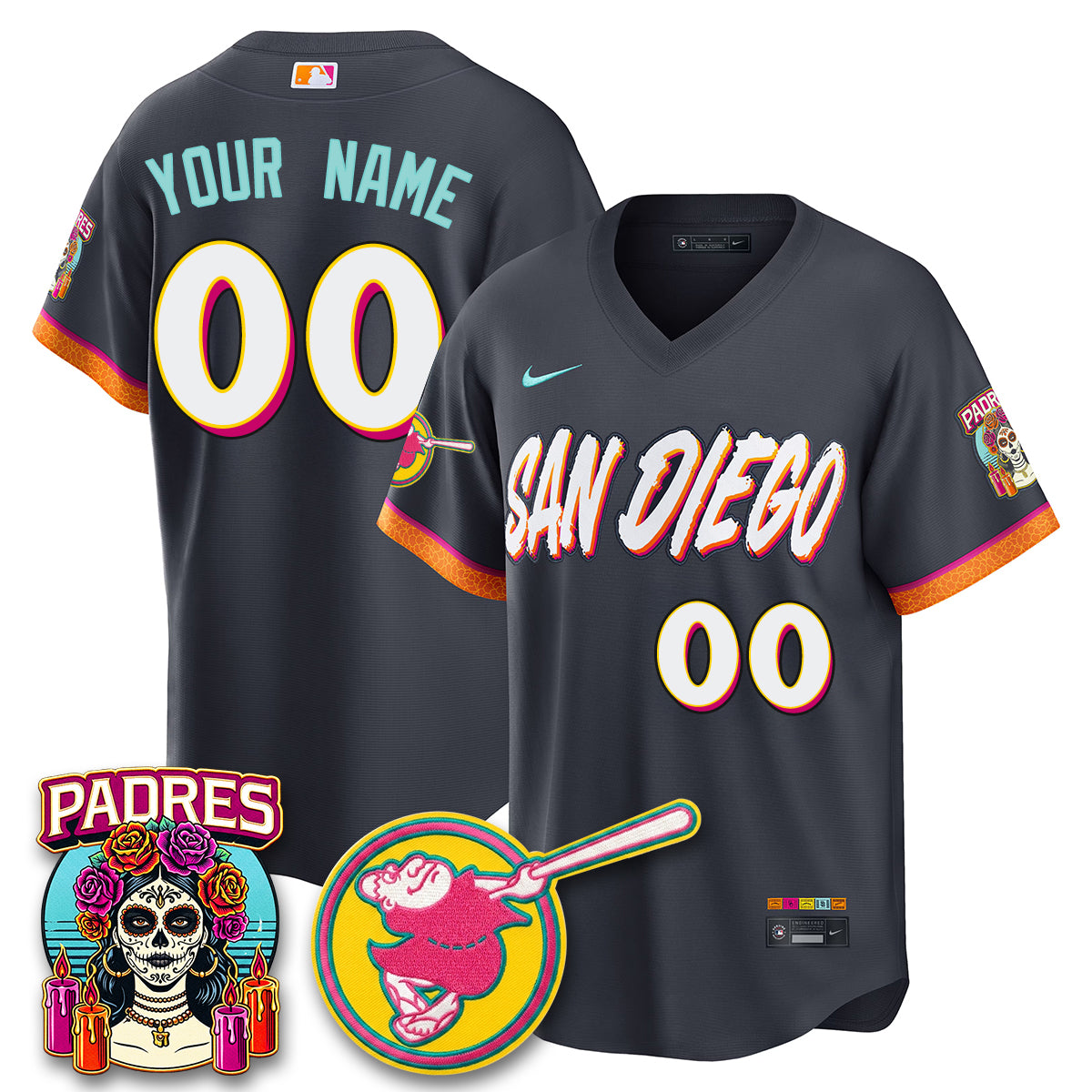 SD 2026 City Connect Vapor Limited Custom Jersey - All Stitched-DTD