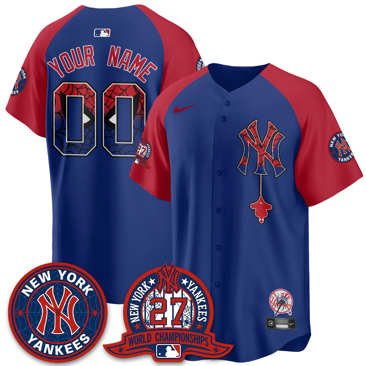 NYY x Web-Head 2026 Vapor Custom Jersey - Printed-DTD