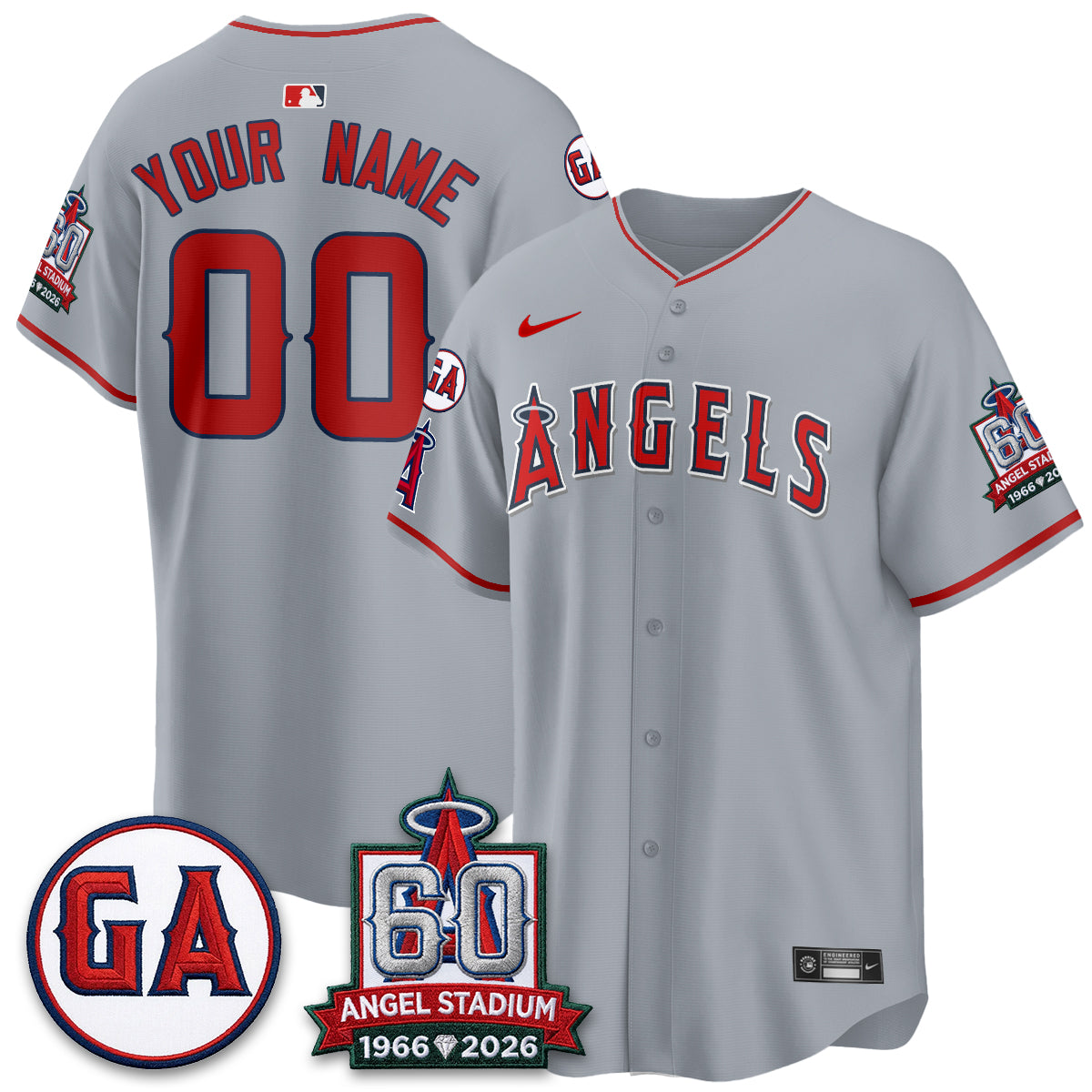 LAA 60th Anniversary Vapor Custom Jersey - All Stitched V3-DTD