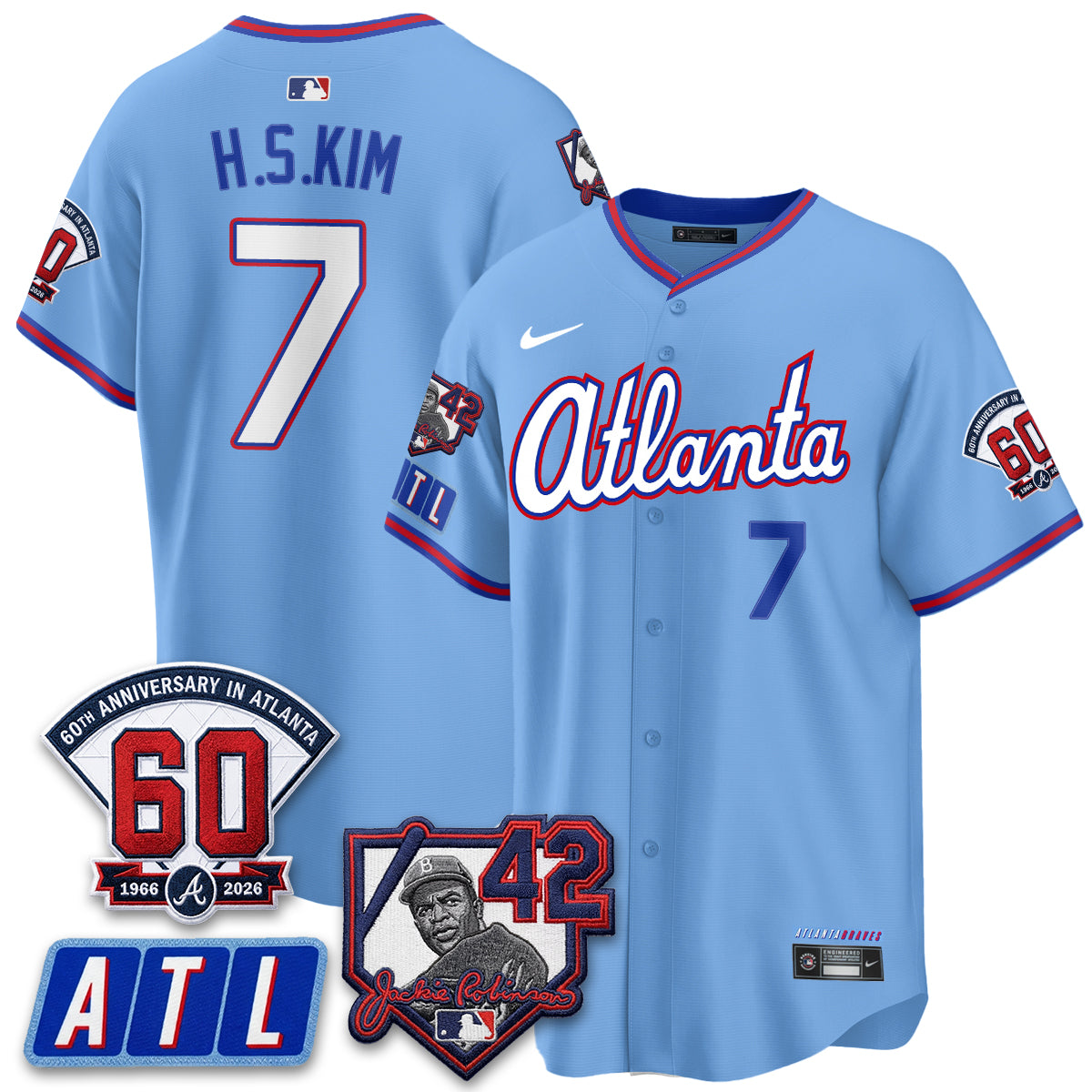 ATL 2026 Jackie Robinson Day Vapor Limited Jersey - All Stitched-DTD