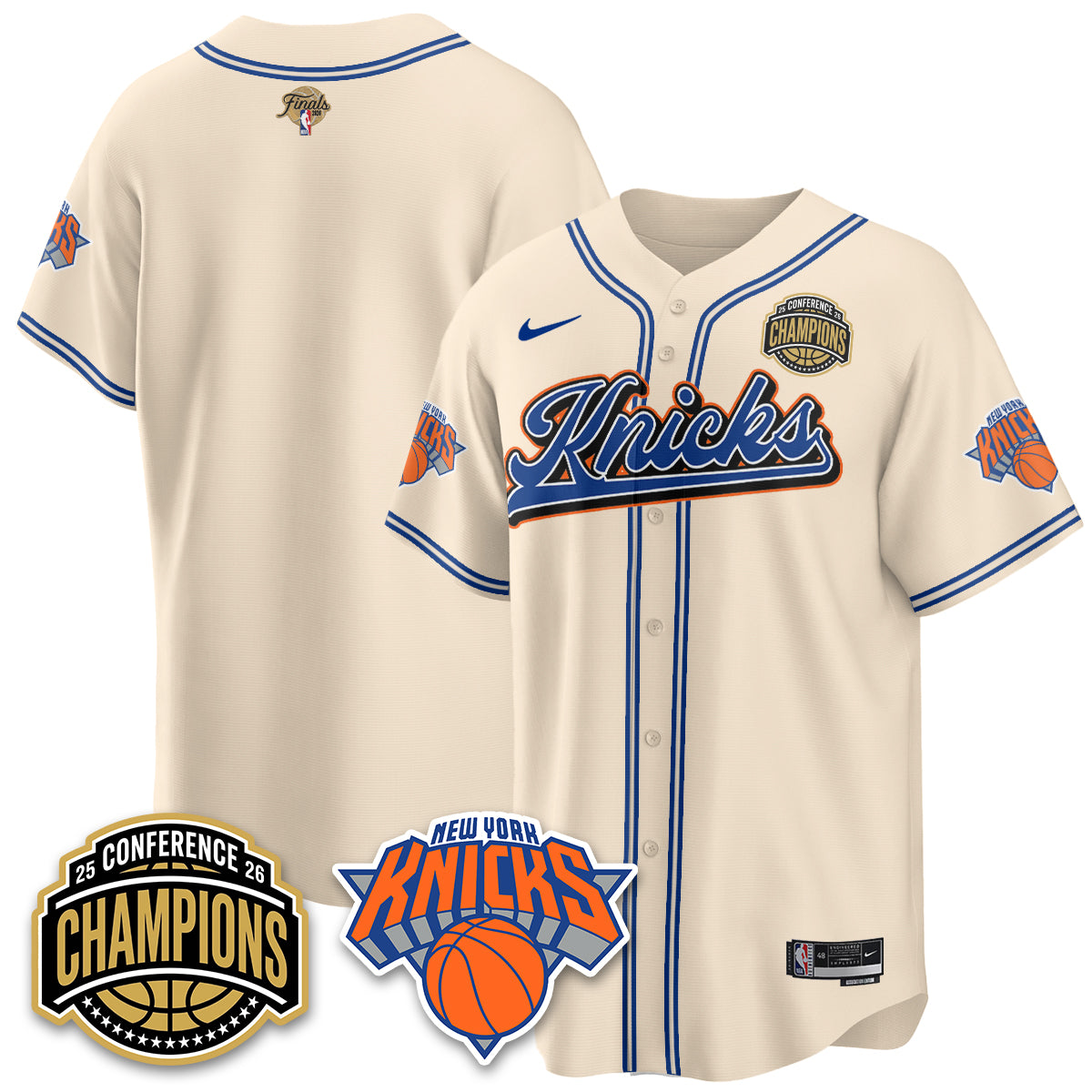 NYK 2026 NBA Finals Vapor City Edition Jersey V2- Stitched-DTD