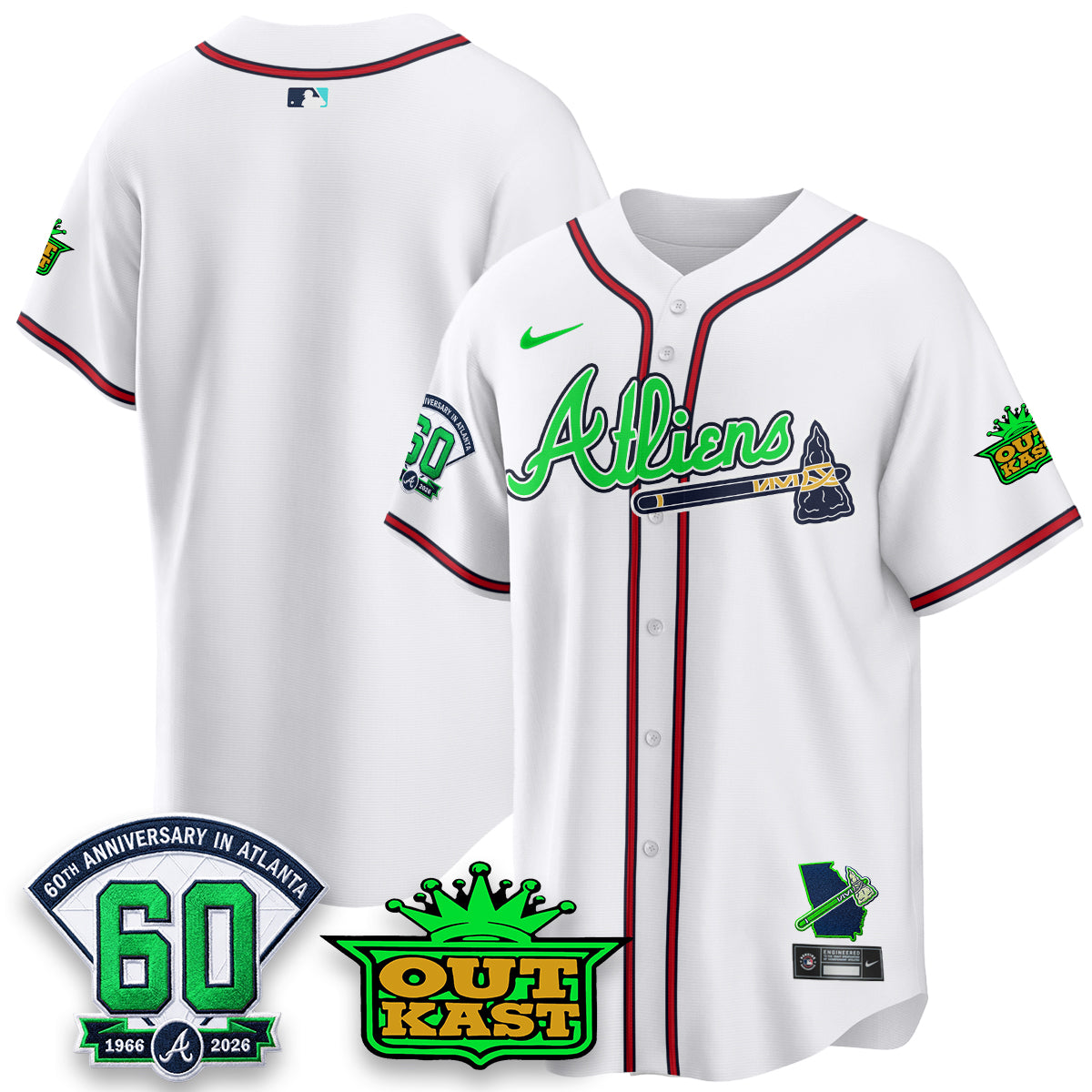 ATL x Atliens Cool Base Galaxy Version Jersey - Stitched-DTD