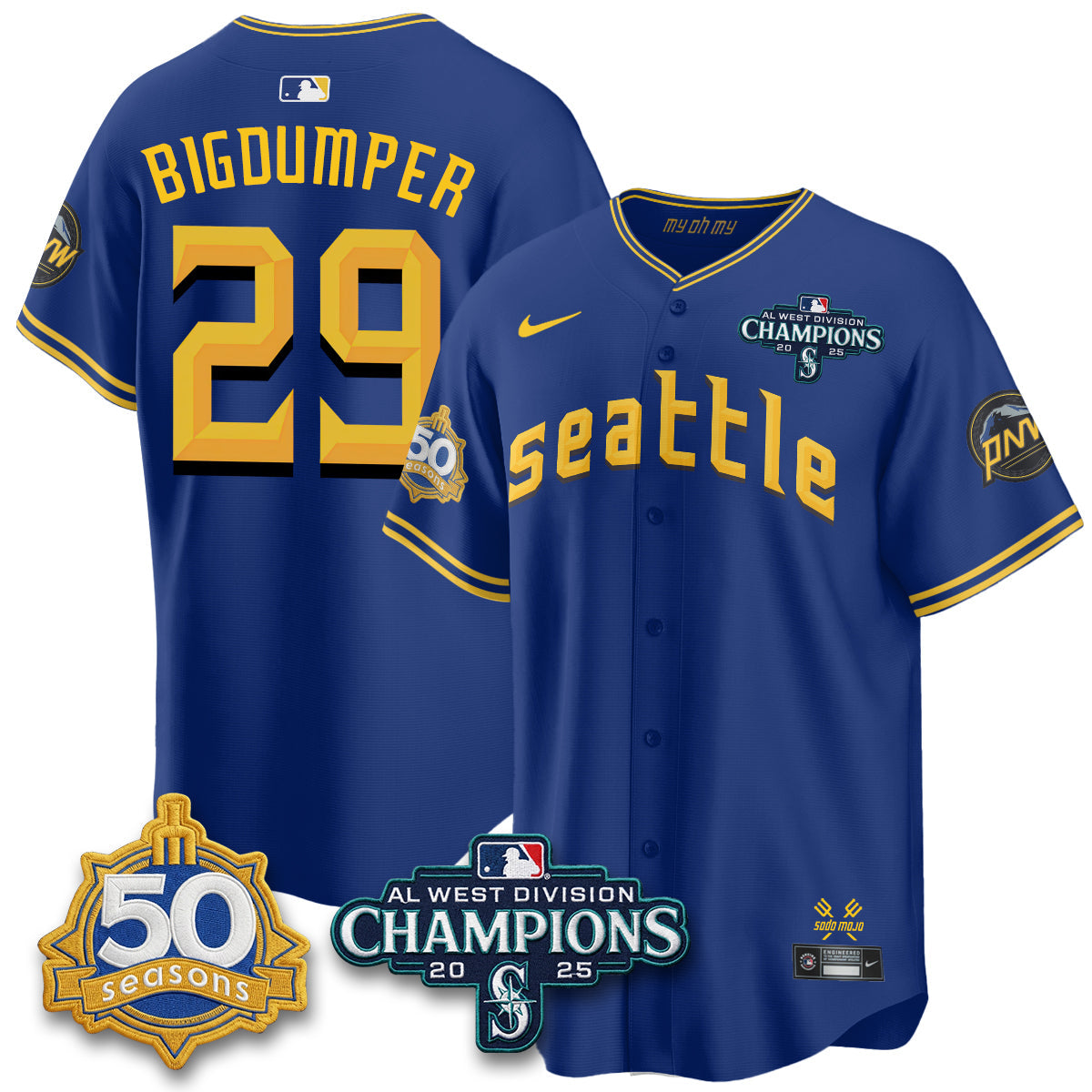 SEA 2026 Vapor Limited Jersey - 50th Anniversary - All Stitched-DTD