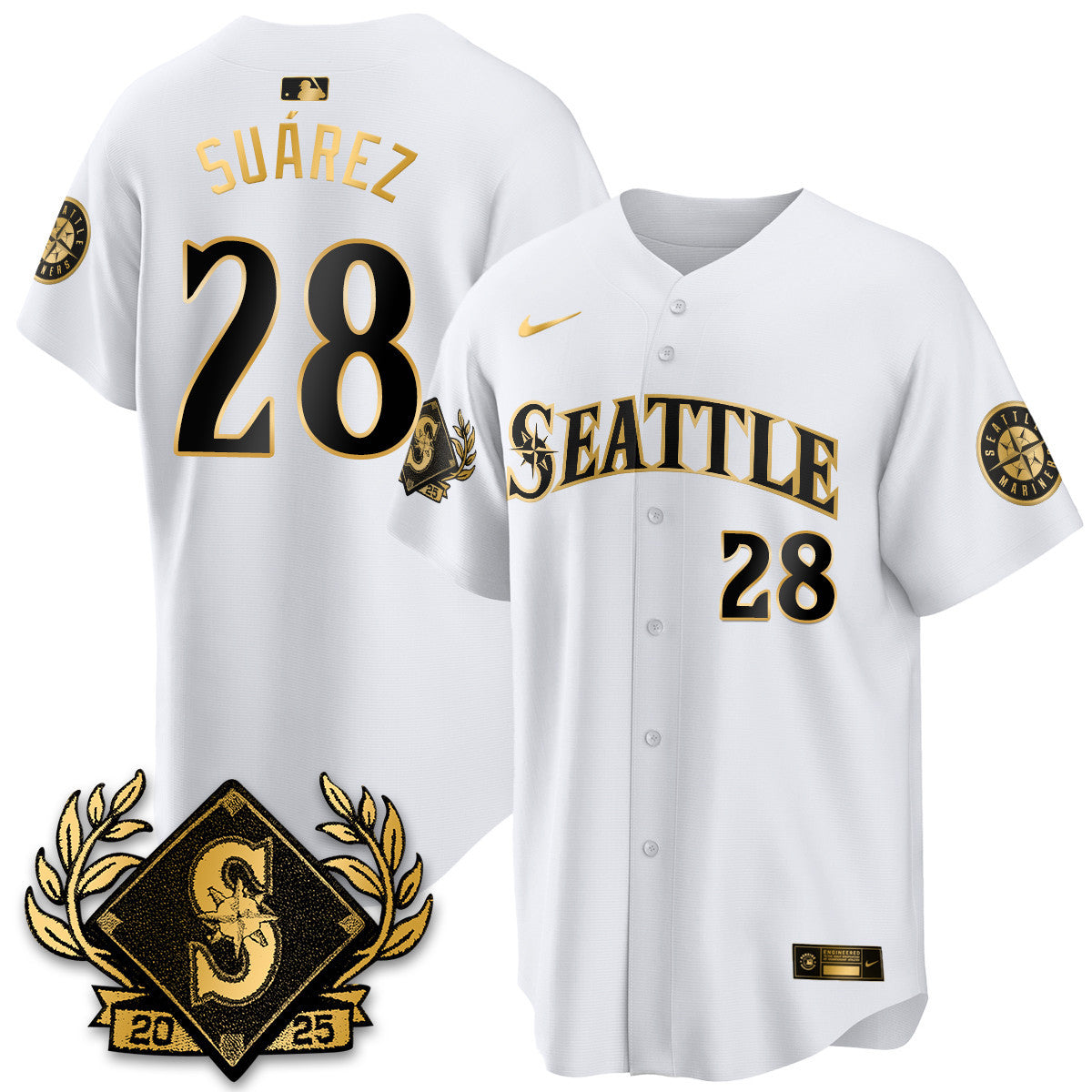 SEA 2025 Series Gold Jersey - All Stitched-DTD