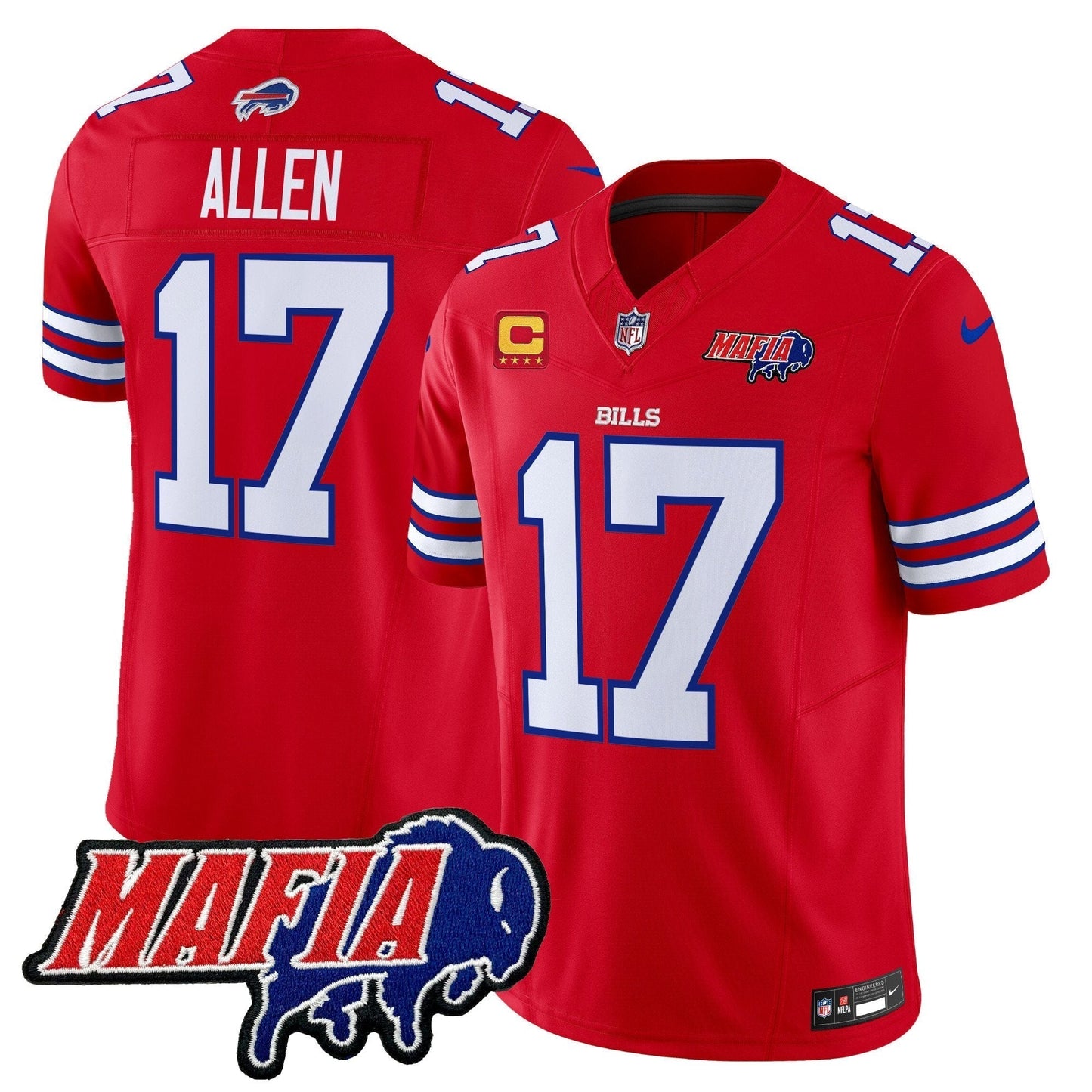 BUF 2025 Bills Mafia Patch Vapor Limited Jersey - All Stitched-DTD