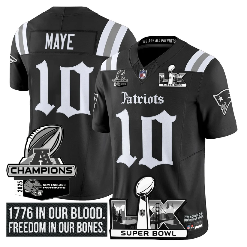 NE 2025 AFC Champions Vapor Limited Jersey N1 - All Stitched-DTD