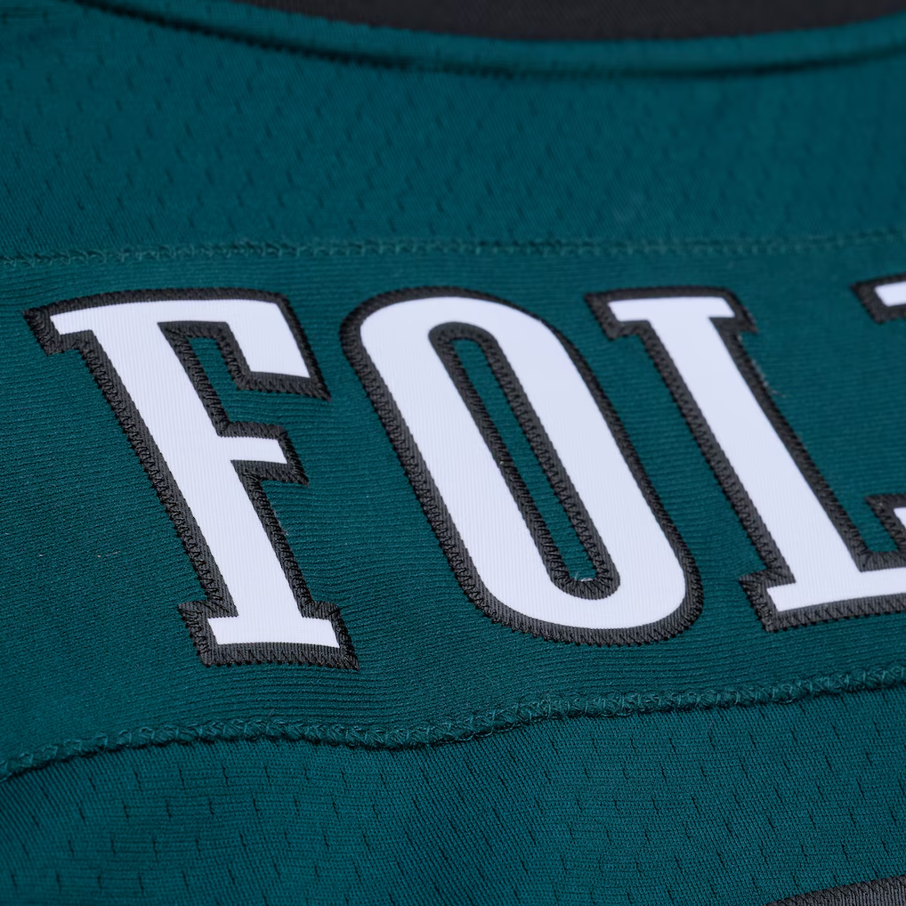 PHI Kelly Green Nick Foles 2017 Midnight Green Legacy Jersey - All Stitched-DTD