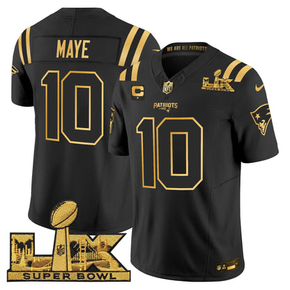 NE 2025 Super Bowl LX Vapor Limited Jersey N8 - All Stitched-DTD