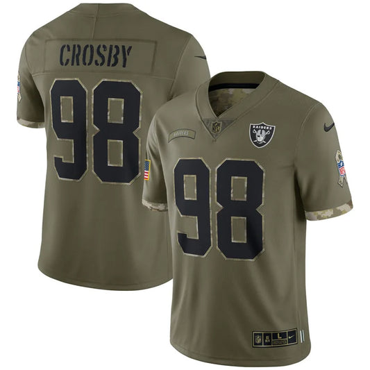 Raiders Salute To Service Player Limited - Olive - All Stitched-DTD