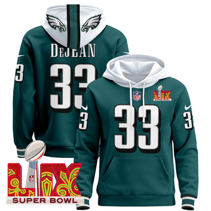 PHI Super Bowl LIX Patch Pullover Hoodie - All Stitched-DTD