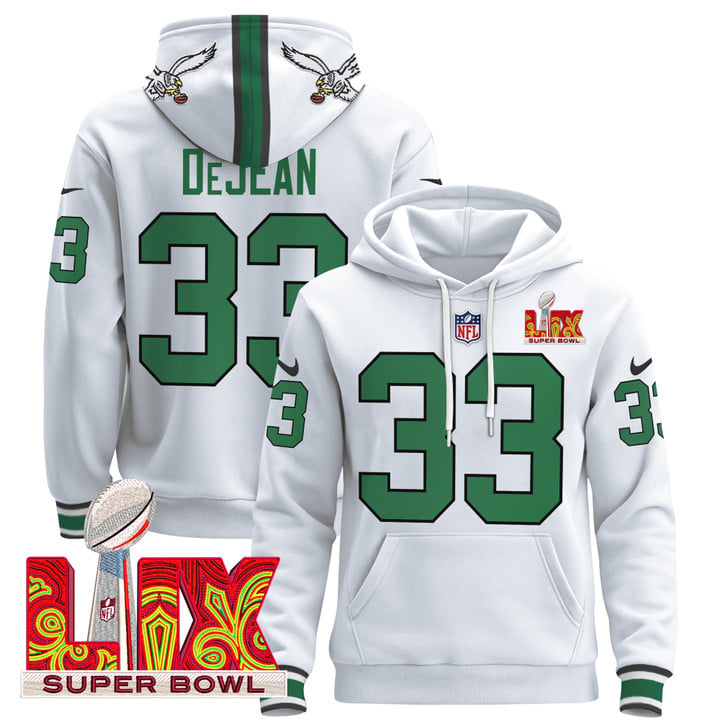 PHI Super Bowl LIX Patch Pullover Hoodie - All Stitched-DTD