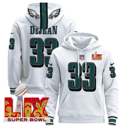 PHI Super Bowl LIX Patch Pullover Hoodie - All Stitched-DTD