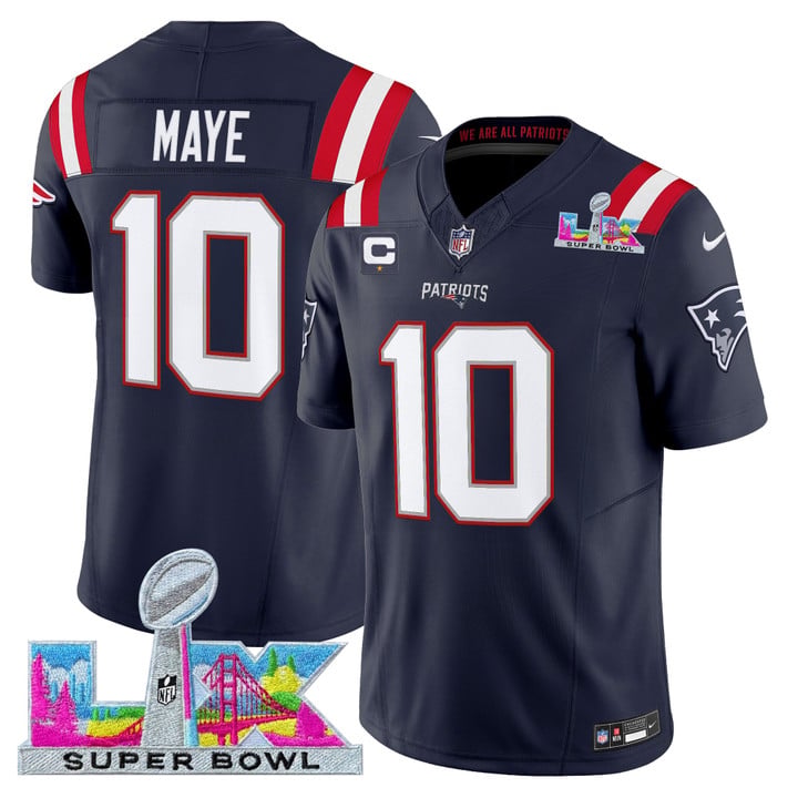 NE 2025 Super Bowl LX Vapor Limited Jersey N8 - All Stitched-DTD